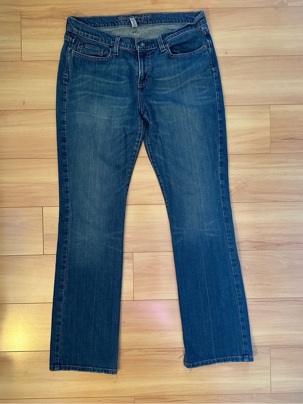 Low rise vintage Abercrombie & Fitch Women's Straight Leg Jeans Erin 10R blue